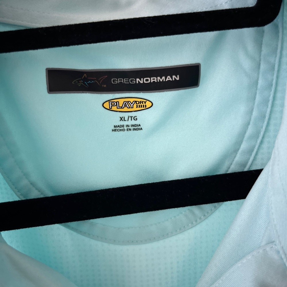 Blue collar shirt